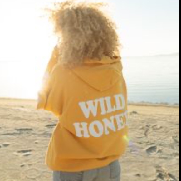 YELLOW WILD HONEY HOODIE FROM INDIE BRAND - Picture 2 of 2